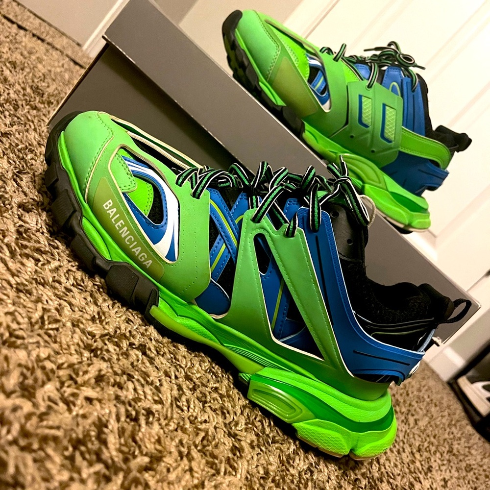 ❗️AUTHENTIC❗️Balenciaga Track Sneaker 'Blue Green’. - Picture 1 of 6